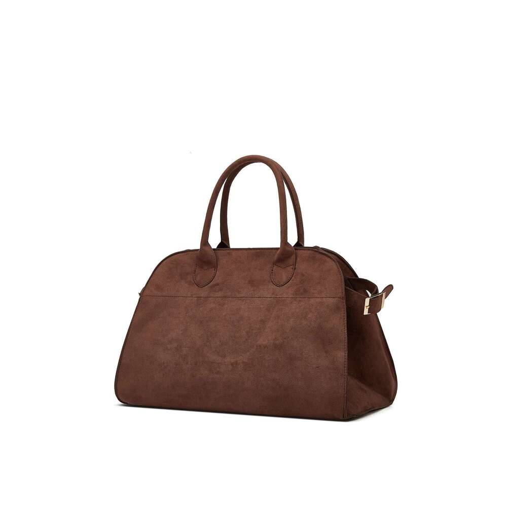 Stylish And Elegant Women's Suede Commuter Tote Bag, Large Capacity Portable Briefcase Travel Bag