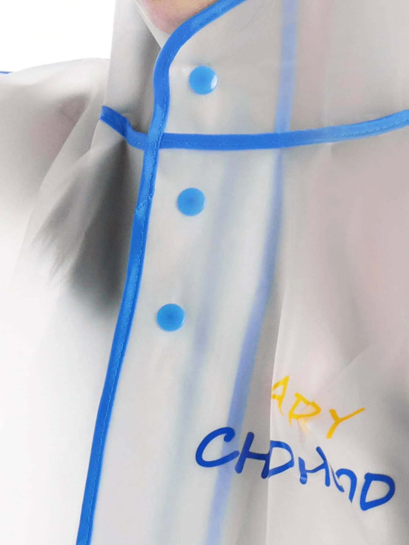 Childrens raincoat Boys and girls primary school baby kindergarten school bag rain poncho cartoon raincoat blue dinosaur style 250515