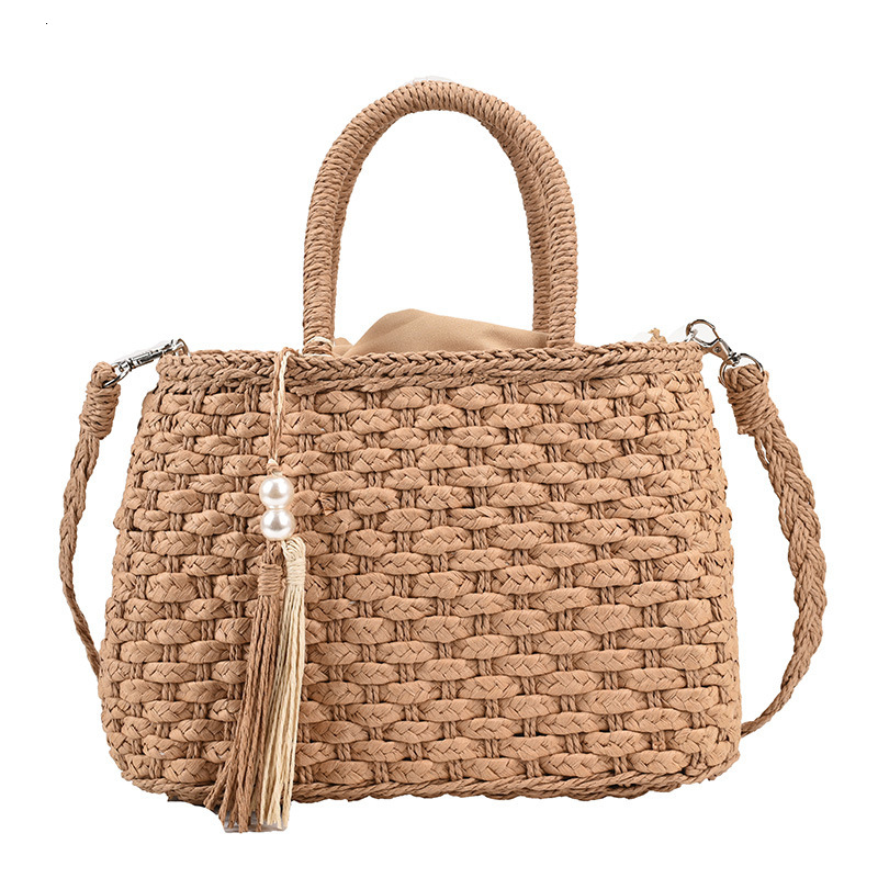 2025 Summer Fashion Hollow Weaving Handheld Vegetable Basket for Women's and Beach Vacation Single Shoulder Crossbody Bag