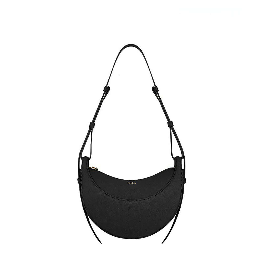 Women's Bags Designer Crescent Saddle Genuine Leather, Niche Design, Crossbody Bag, Women's Single Shoulder, Armpit