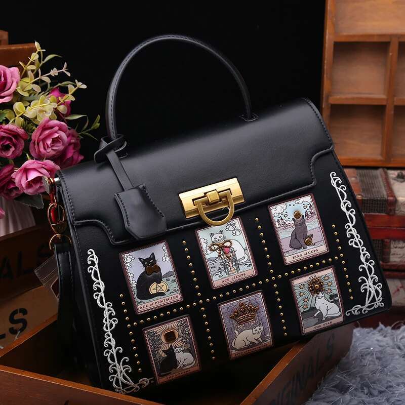 Light Brand Women's Handbag 2025 New Autumn And Winter Fashion Heavy Industry Painting Designer Shang Crossbody Bag Large