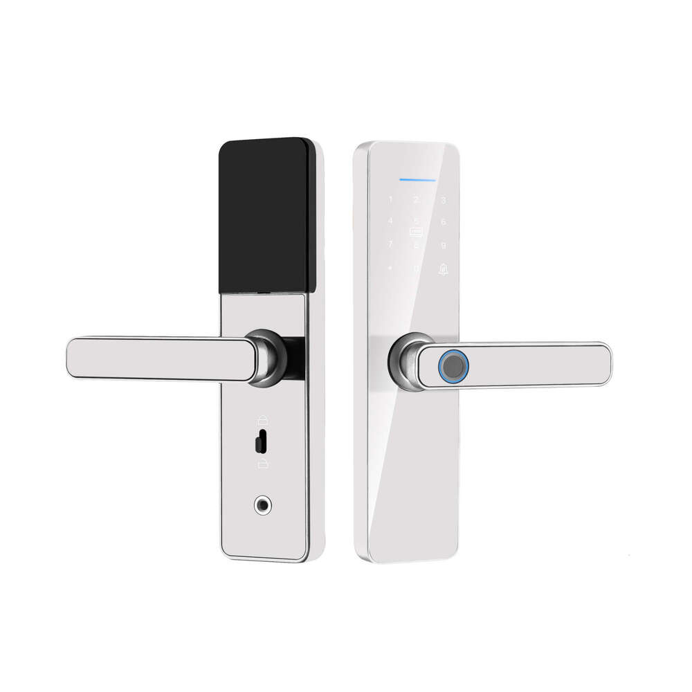 S811 selling graffiti all app remote tuya fingerprint card password key to open the door Wifi smart door lock