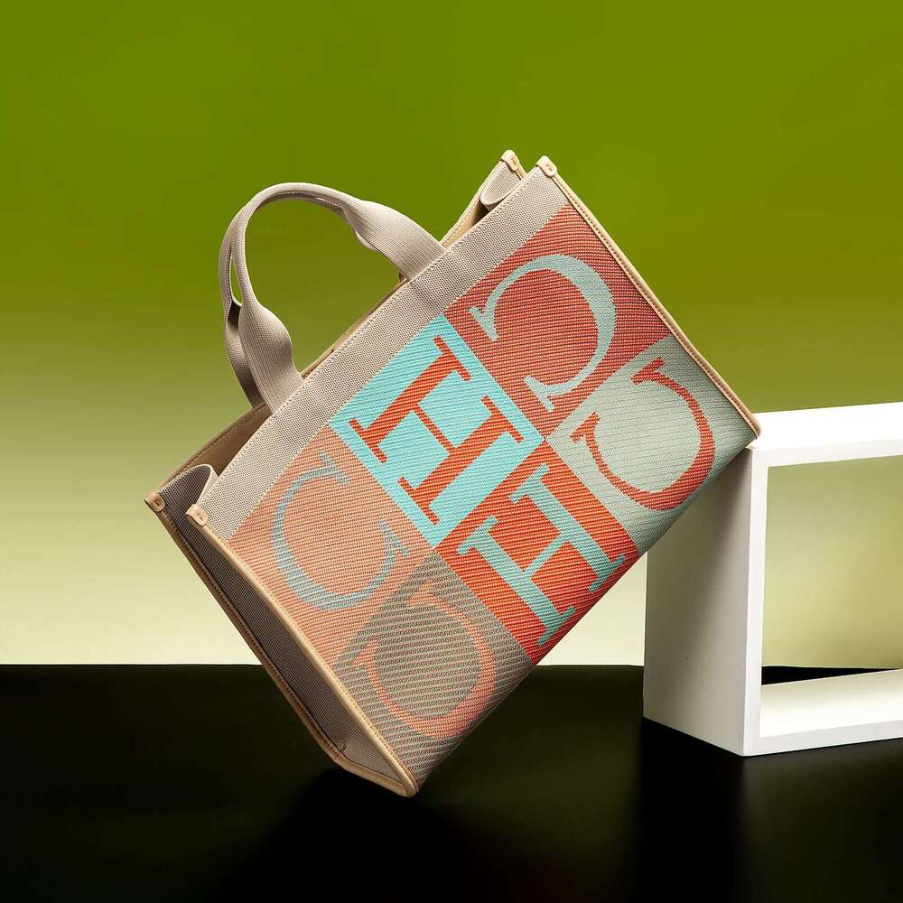 CHCH Women's Shopping 2025 New Eco friendly Flyknit Simple Mommy Bag