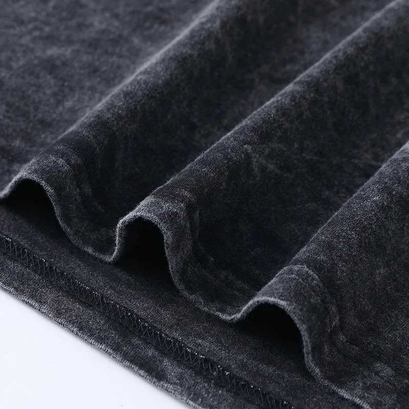 Womens Mens Retro Oversized Christian Jesus Faith Bible Scriptures Washed Harajuk Cotton T-shirt Z250417