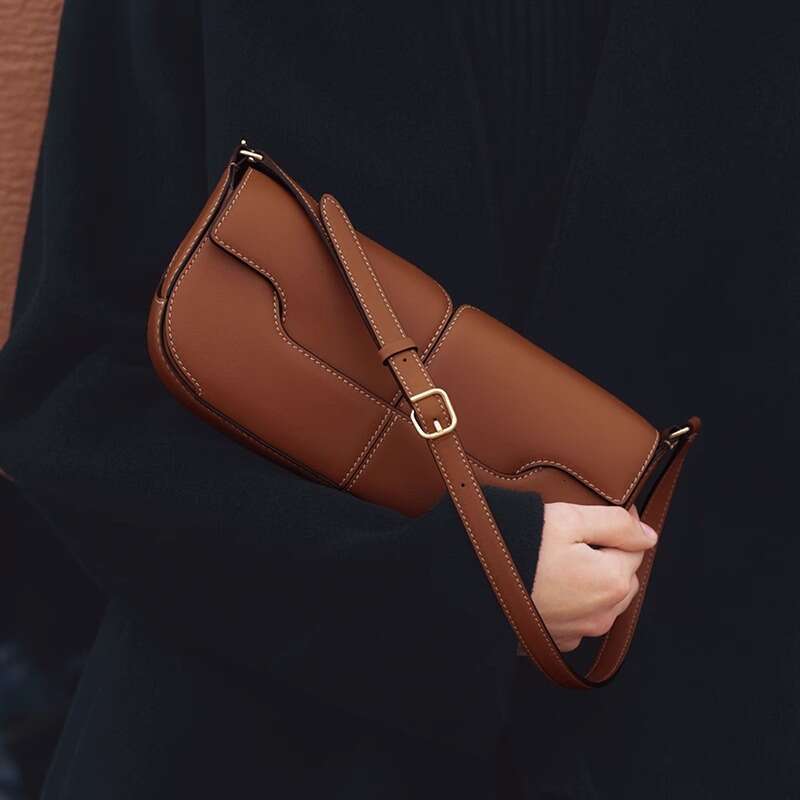 Women's Bags Designer Osmo New Smooth Leather Handheld Single Shoulder Underarm Stick Bag