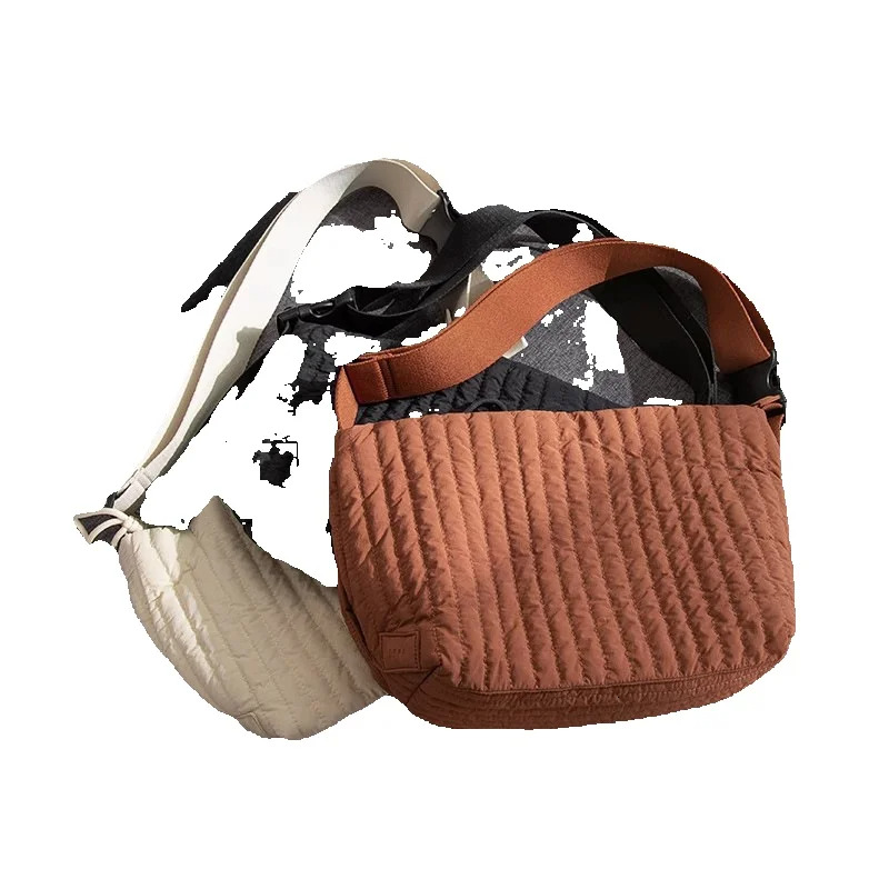 2025S designer gold ingot loose crossbody cloud lightweight canvas summer new travel large capacity shoulder bag women bag