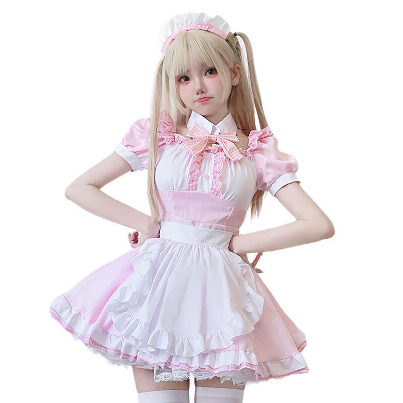 Japanese anime cute maid costume soft girl cosplay cat Lolita lolita dress