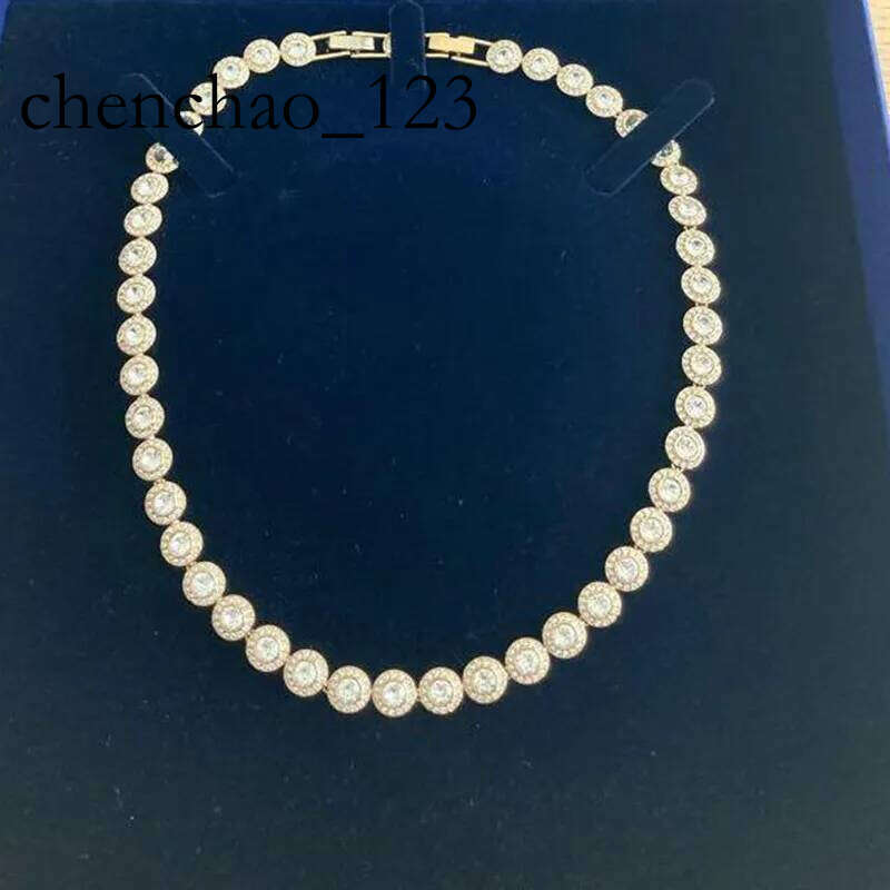Pendant Necklaces Chokers Angelic Necklace Alloy AAA Pendants Moments Women For Fit Charms Beads Bracelets Rose Gold Jewelry 227 Annewel 46A8