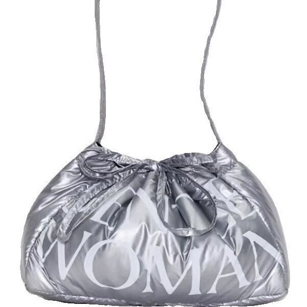 GENTLEWOMAN Dumpling with Cotton Letters 2025 New Versatile Ice Same Style Single Shoulder Underarm Bun from Thailand