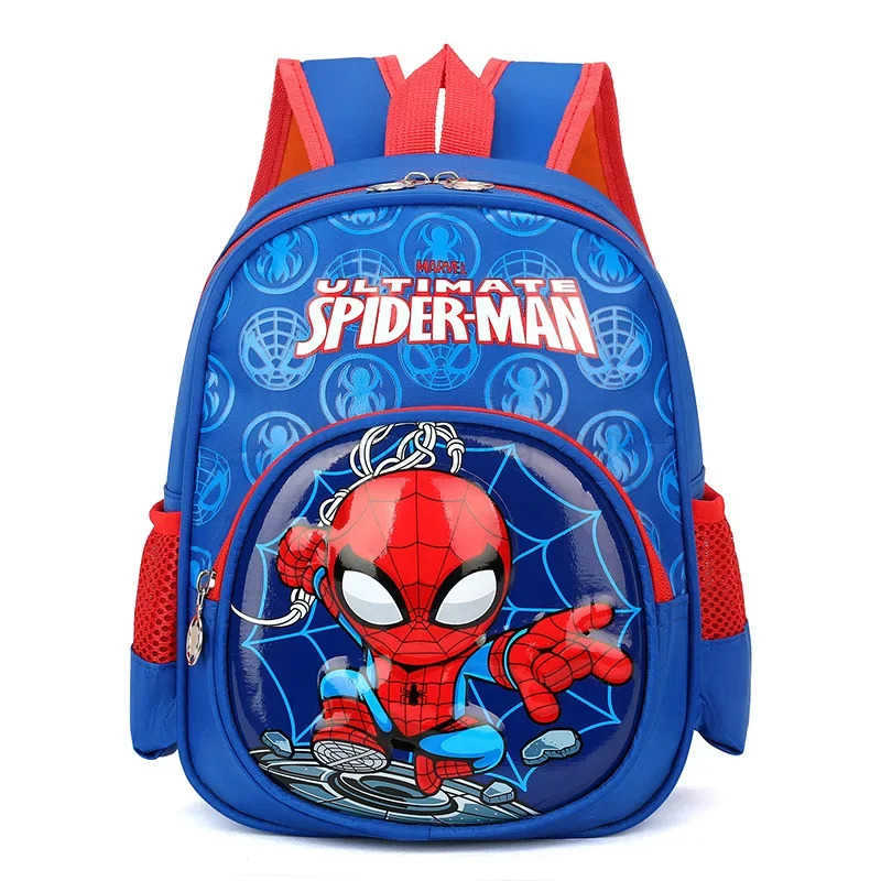 Disney Spiderman Backpack Spider-man Schoolbag Children Spider Man Double Shoulder Bag Student Storage Pouch Boy Gift Anime Figures KidXJ250515