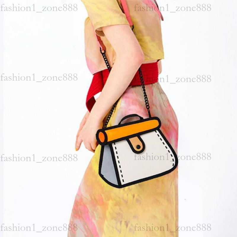 Super Cute Designer Bag Fashion 2D Cartoon Tote Bag High Quality Canvas Handbag Luxury Mini Shoulder Bags Outdoor Beach Party Holiday Gift Summer Godd