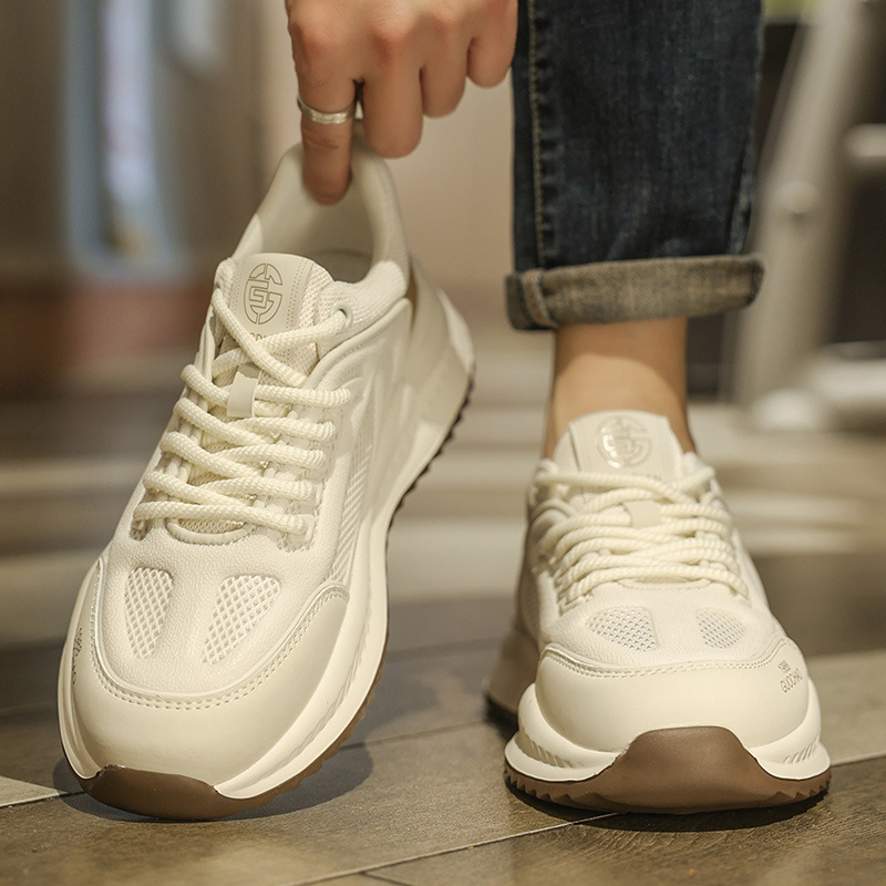 Men S New Spring High Casual Shoes End Versatile Casual Forrest Gump For Teenagers Running Sports Soft Sole Anti Slip Dad Shoes Ddmysaturn