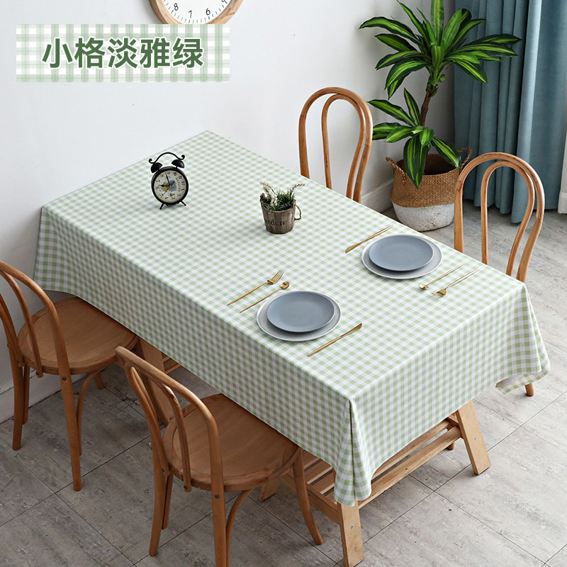 B401 waterproof tablecloth, oil-proof and wash-free new pvc table mat decorative table cloth home internet celebrity ins style coffee table cloth
