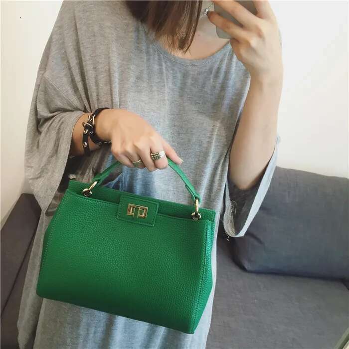Women Designer Office Tote Large Capacity Bucket Bussiness Top Handle Bag Handbag Grey Black Green Purple