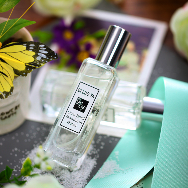 Four-piece Set Fragrance Lady Long-Lasting Floral Fruity Fresh and Unique Men's and Women's Perfume 30ml