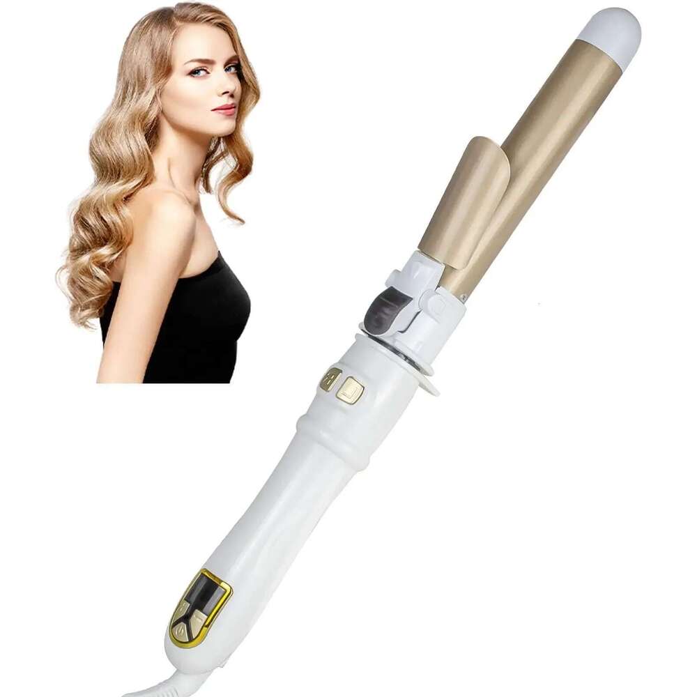 2024 Best Hair Wand 28mm Automatic Rotating Curling Iron for Professional Big Waves and Inward Curls