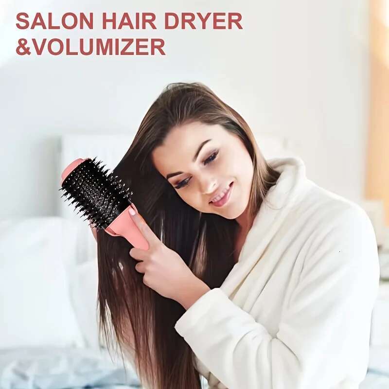 Hair dryer, negative ion curling, dry and wet dual-purpose straight curler, hot air comb, Christmas Day style
