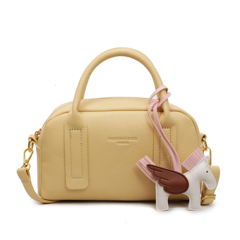 Fashion Handheld Boston for Women 2025 New Edition, Small and High Quality Texture, Versatile Single Shoulder Crossbody Bag