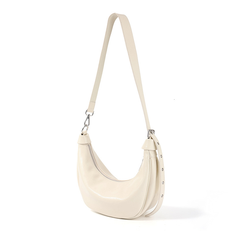2025S designer fashionable new genuine leather women versatile dumpling high-end commuting shoulder bag crossbody bag