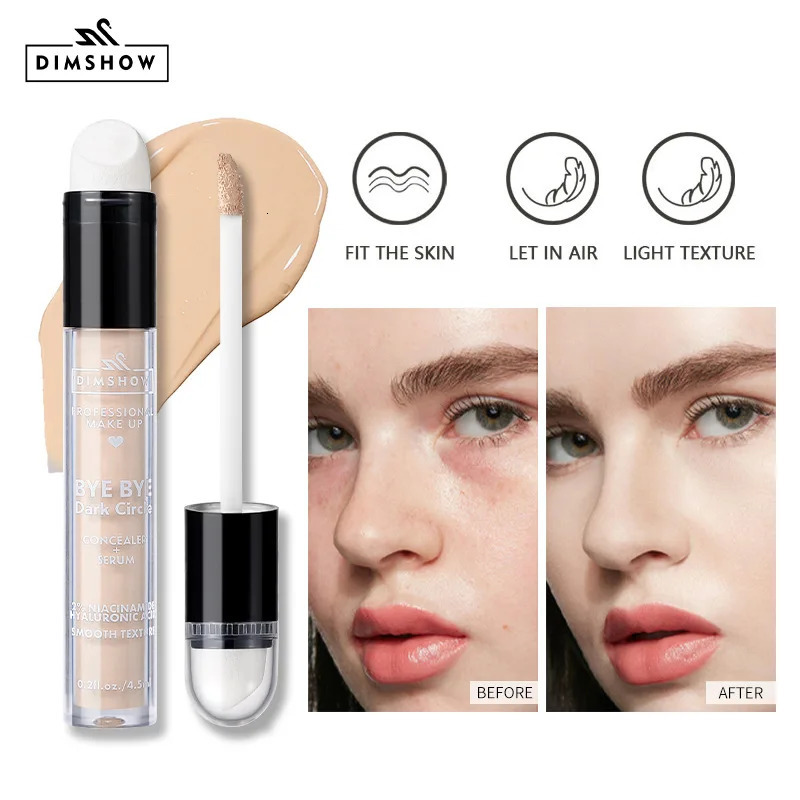 Long Lasting Matte Liquid Concealer with Brush Head Eye Concealer Moisturising Concealer Acne SpotsFreckles Dark Eye Circles 250512