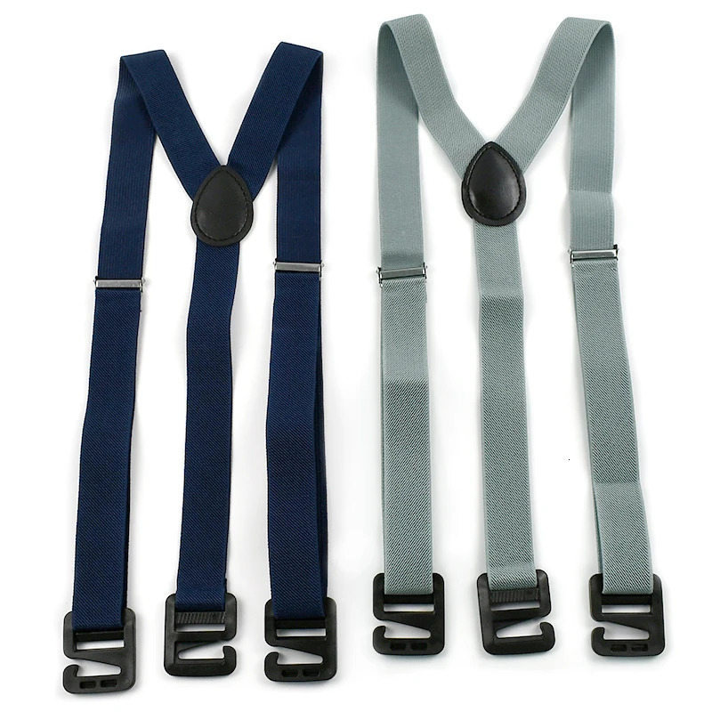 1Pc Deepeel 2.5cm Adult Mens Suspenders Harness Man Invisible 3 Clip Braces Elastic Adjust Strap Suspender Men for Shirts Pants 250515