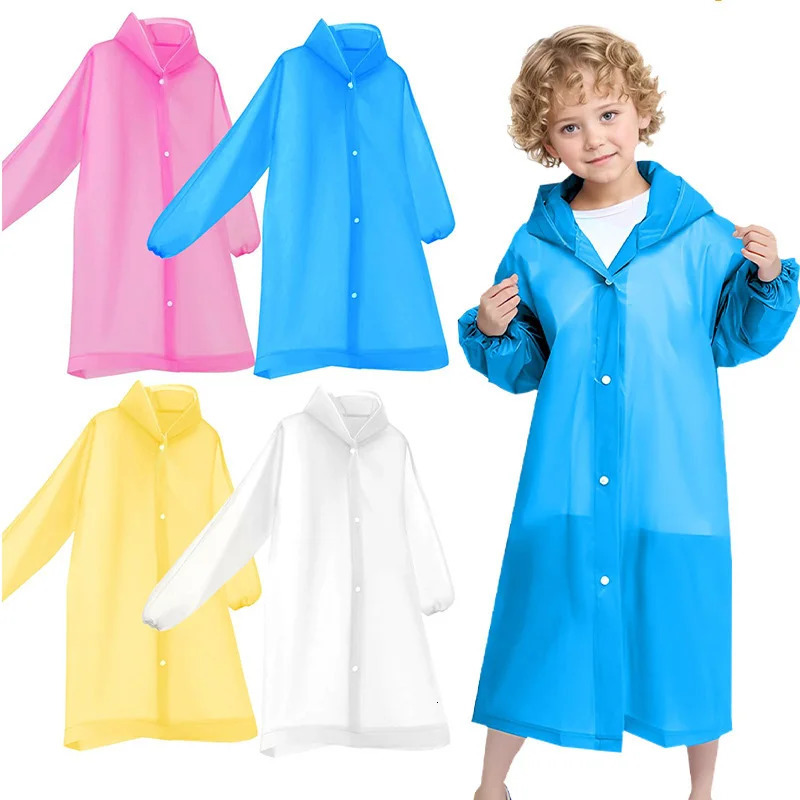 Raincoat Waterproof Kids Children Raincoat Waterproof Poncho Infant Rain Coat for Kid Girls Yellow Raincoat XYJ02 250515