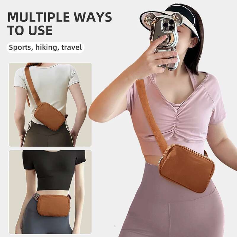 Women Men, Belt Fashion Crossbody Fanny Packs Waterproof Mini Waist Bum Bag for Running, Hiking, Walking and Travel Men, Running, Hiking,