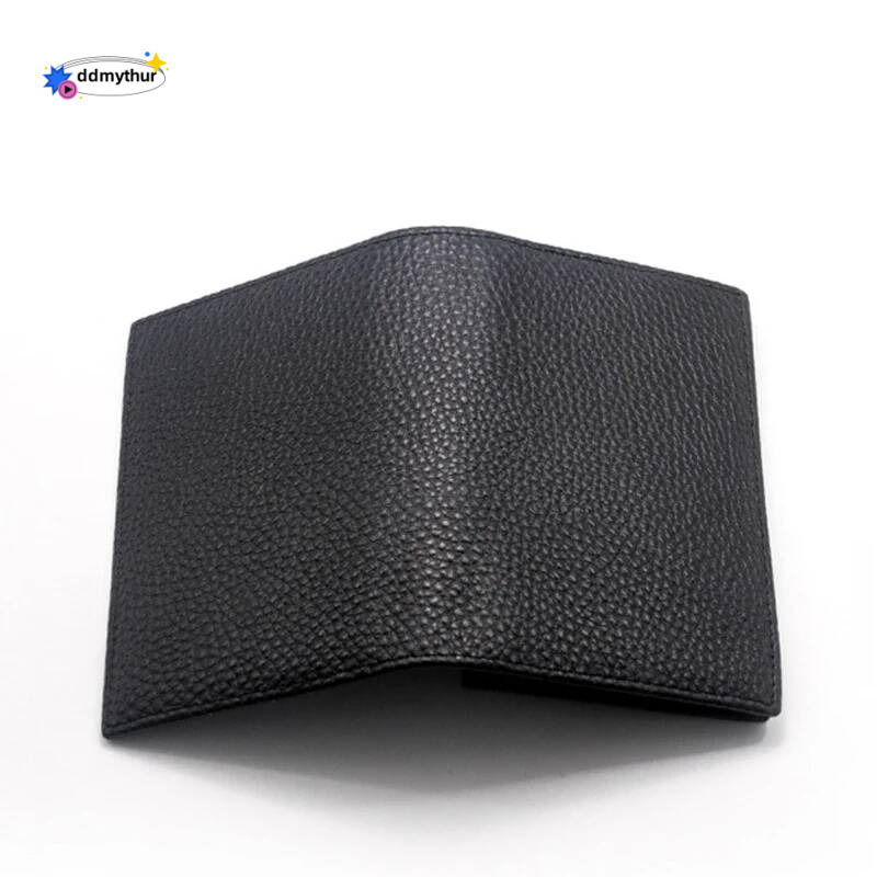 Genuine Leather Business Card Holder Slim RFID Wallet for Men Women Cards ddmythur