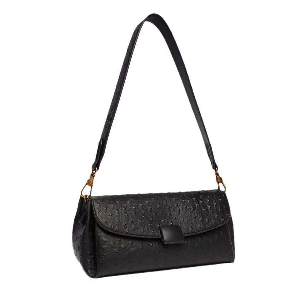 2025 Fashion Ostrich Pattern Women Handbags European Design Pu Leather Lady Shoulder Bags Female Girl Brand Crossbody Bag