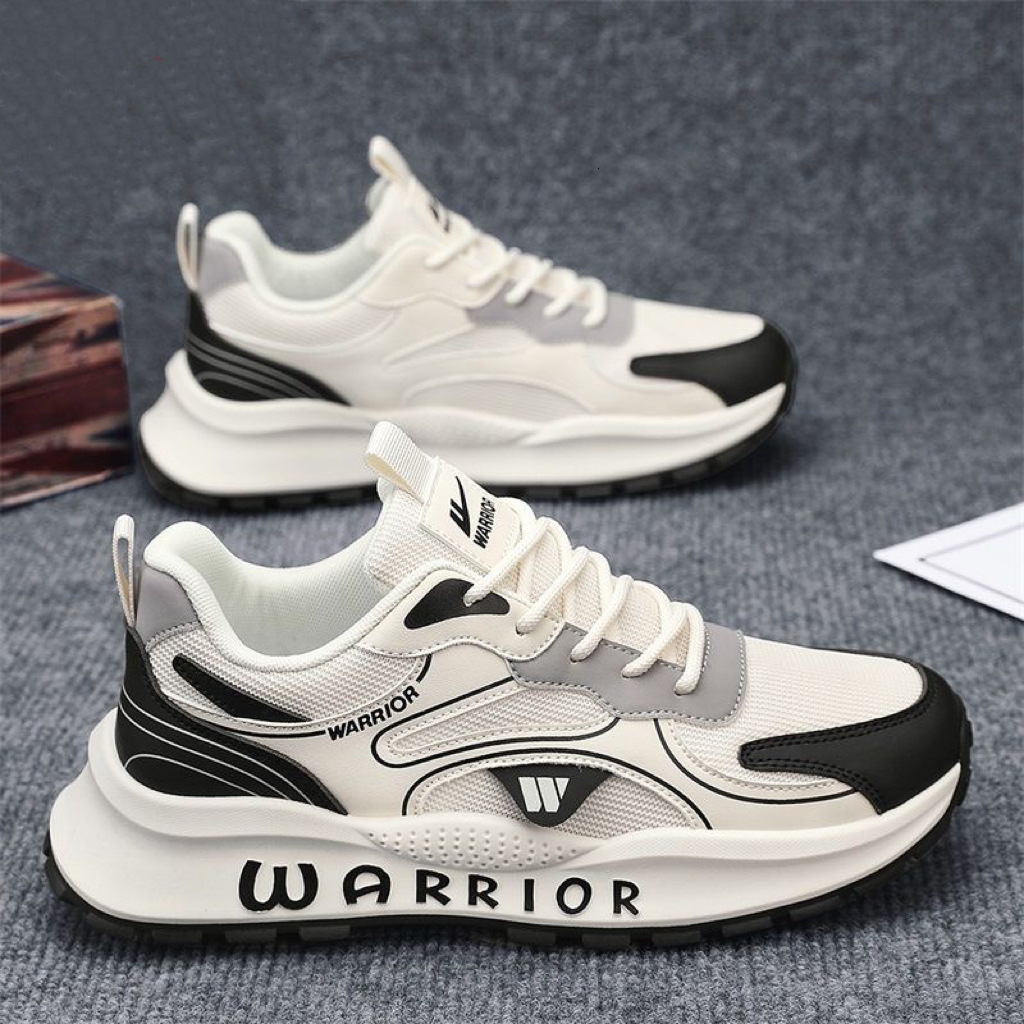 Men's spring 2025 new casual mesh wear-resistant running sports trend simple design fashionable dad shoes