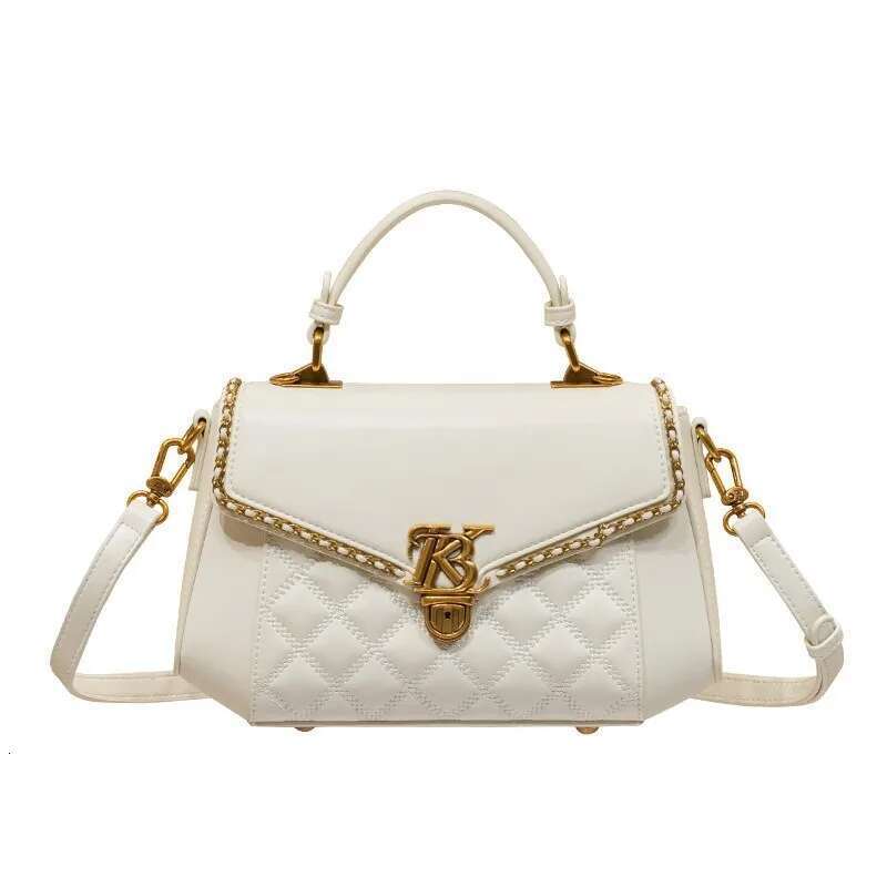 Light Brand Women's Handbag 2025 New Autumn And Winter Designer Dia Grid High-End Texture Crossbody Bag