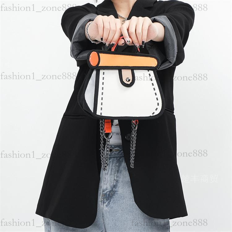 Super Cute Designer Bag Fashion 2D Cartoon Tote Bag High Quality Canvas Handbag Luxury Mini Shoulder Bags Outdoor Beach Party Holiday Gift Summer Godd
