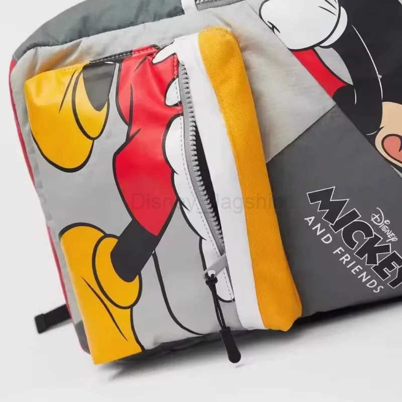 Disney Cartoon Mickey New Childrens Fashion Backpack Girls School Bag Casual Cartoon Men and Women Cute Fashion BackpackXJ250515