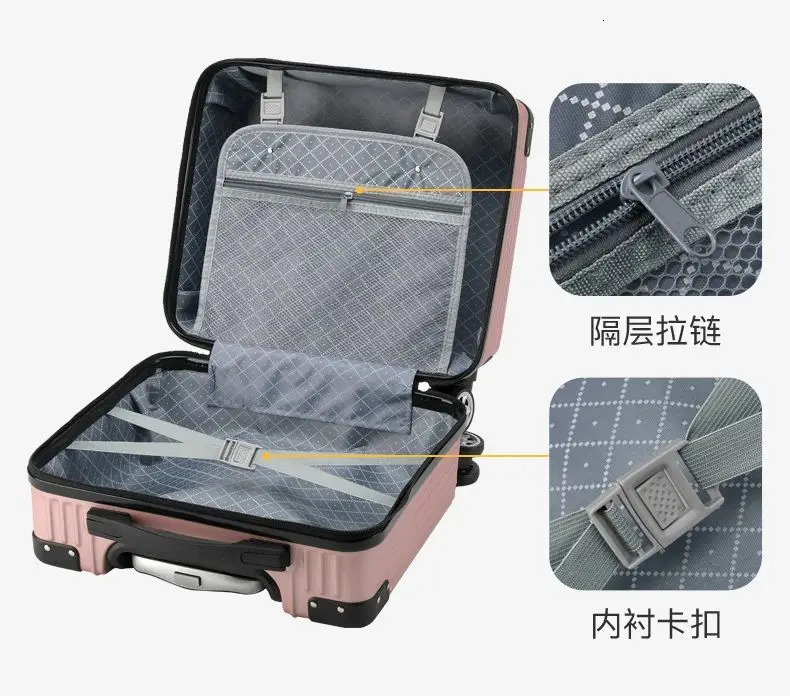 Mini Small 18-Inch Travel Boarding Suitcase Luggage Student Japanese-Style Retro Lightweight Password Trolley Case 250514