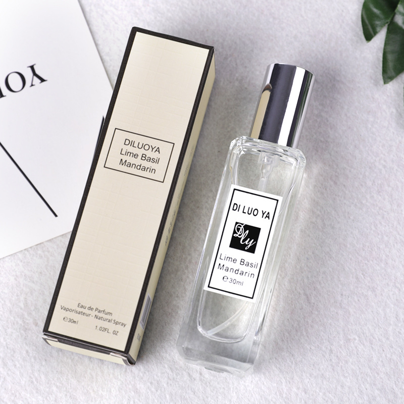 Four-piece Set Fragrance Lady Long-Lasting Floral Fruity Fresh and Unique Men's and Women's Perfume 30ml