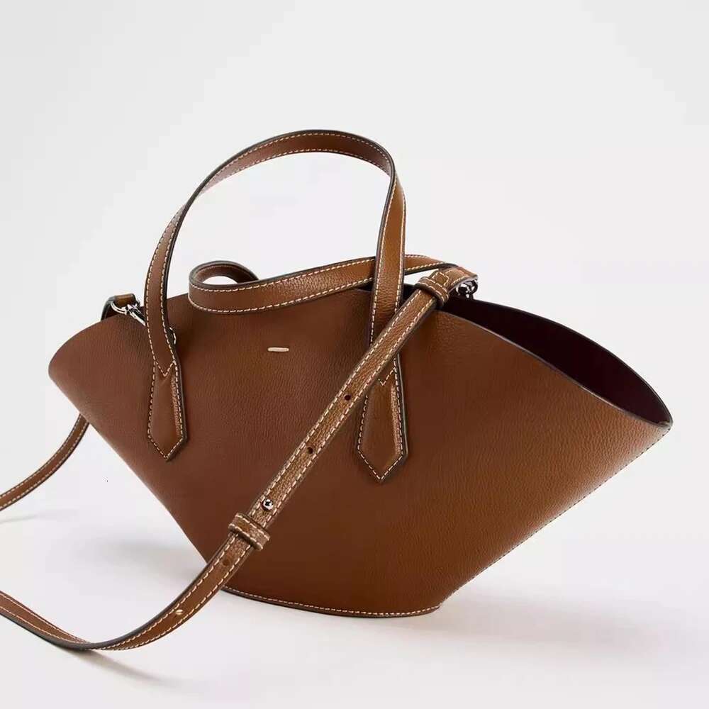 Fashion Designer Bucket Bag PU Leather Handbags Large Shoulder Crossbody Half Moon Basket Bags for Women Tote