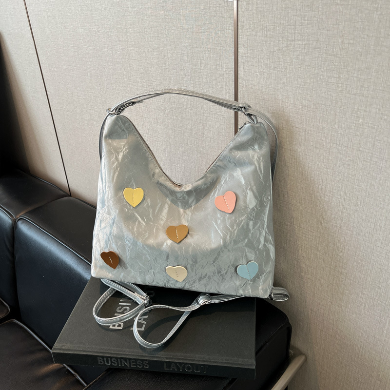 Leisure Commuting Large Capacity Tote For Women New Free Delivery Designer Bag 2025 New Versatile Luxury Bag Double Backpack Single Shoulder Crossbody