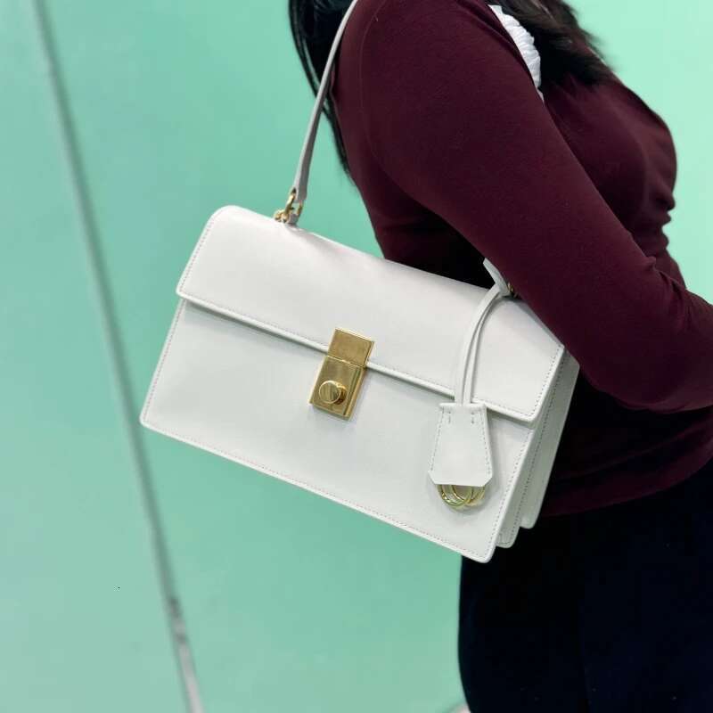 Tofu Bags Square One Shoulder Crossbody Designer Fashion Commuter High Quality Genuine Leather Women's Bag