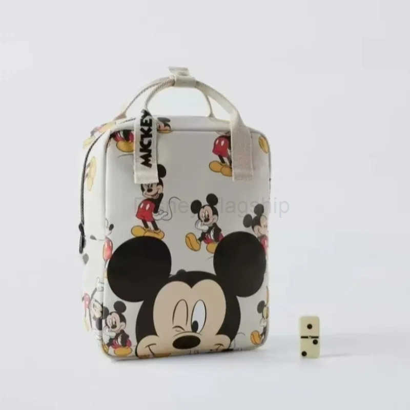 Disney 2025 New Mickey Mouse Cartoon Cute Childrens School Bag Fashionable Lightweight Kindergarten BagXJ250515