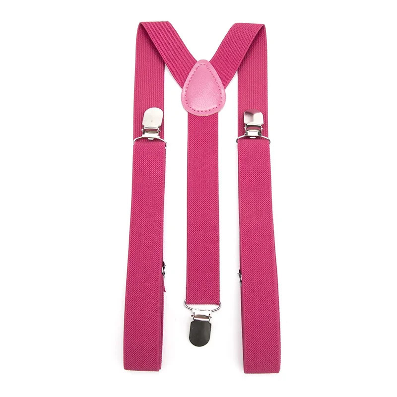 26 Color Unisex Elastic Suspenders Y-Back Braces Men Gift Gentleman Adjustable Straps for Wedding Suit Party Daily Accessory 250515