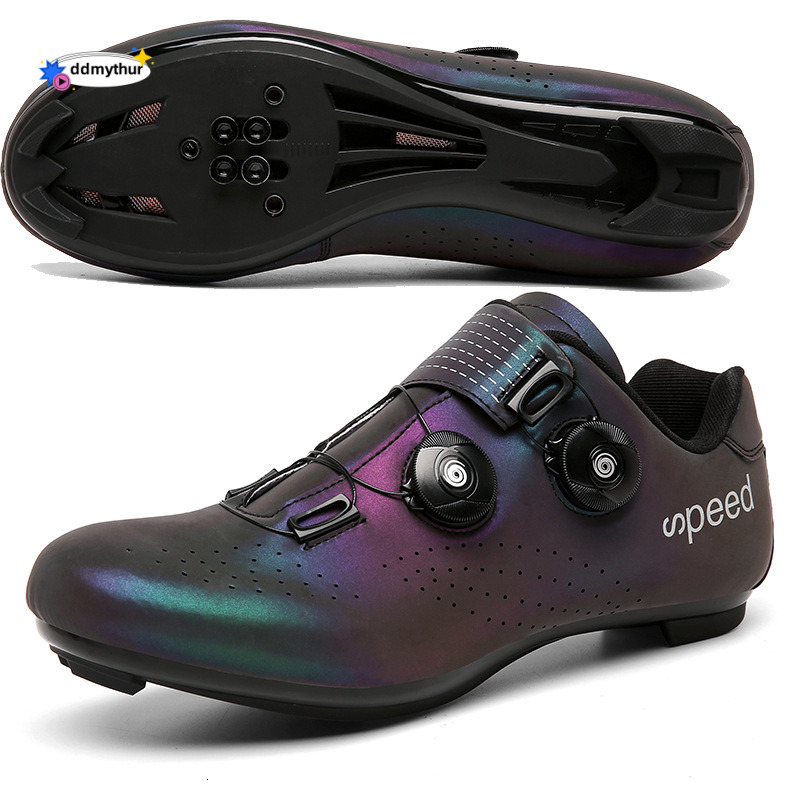 Professional locking men's and women's road assistance shoes, fitness spinning cycling shoes ddmythur