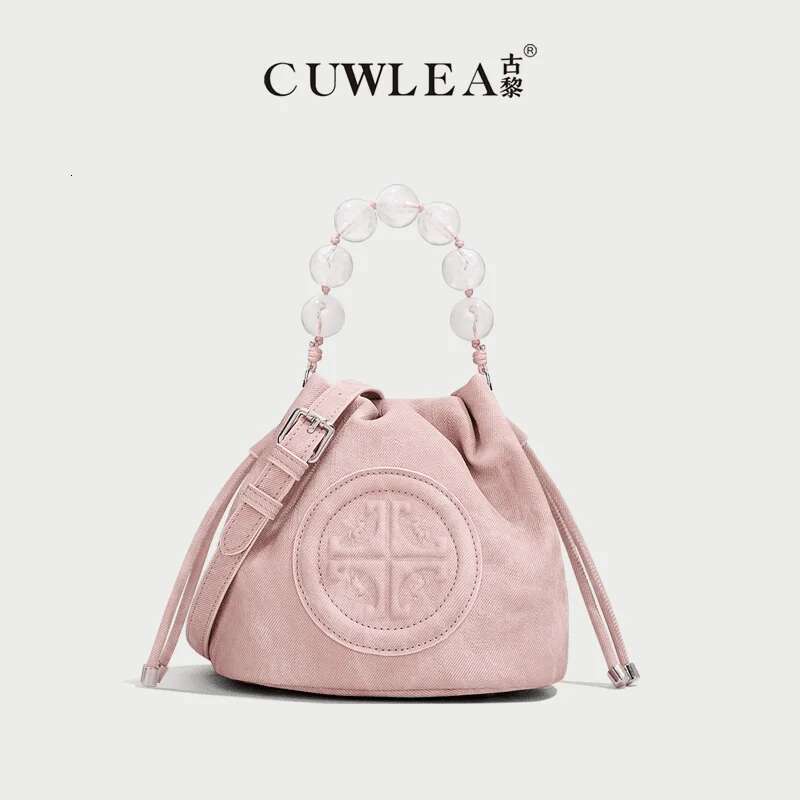 Light Designer Women Bags New Bead Shoulder Crossbody Handbag With Water Bucket And Lucky Bag Gl-6180