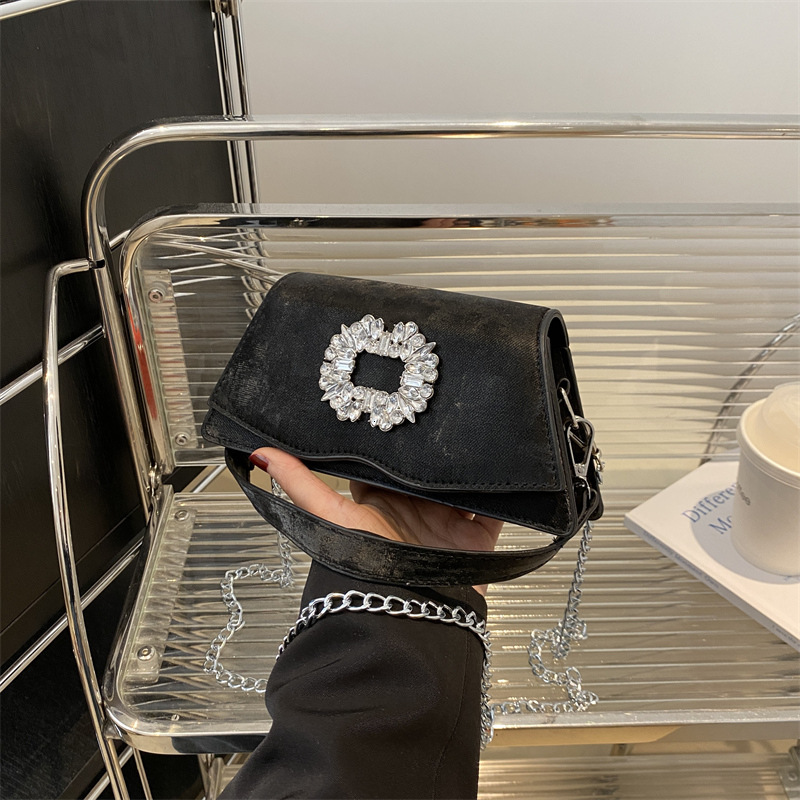 Free Delivery Designer Bag Fashionable Small Square 2025 Winter New Simple And Fashionable Hand Women's Stylish Single Shoulder Crossbody Luxury 