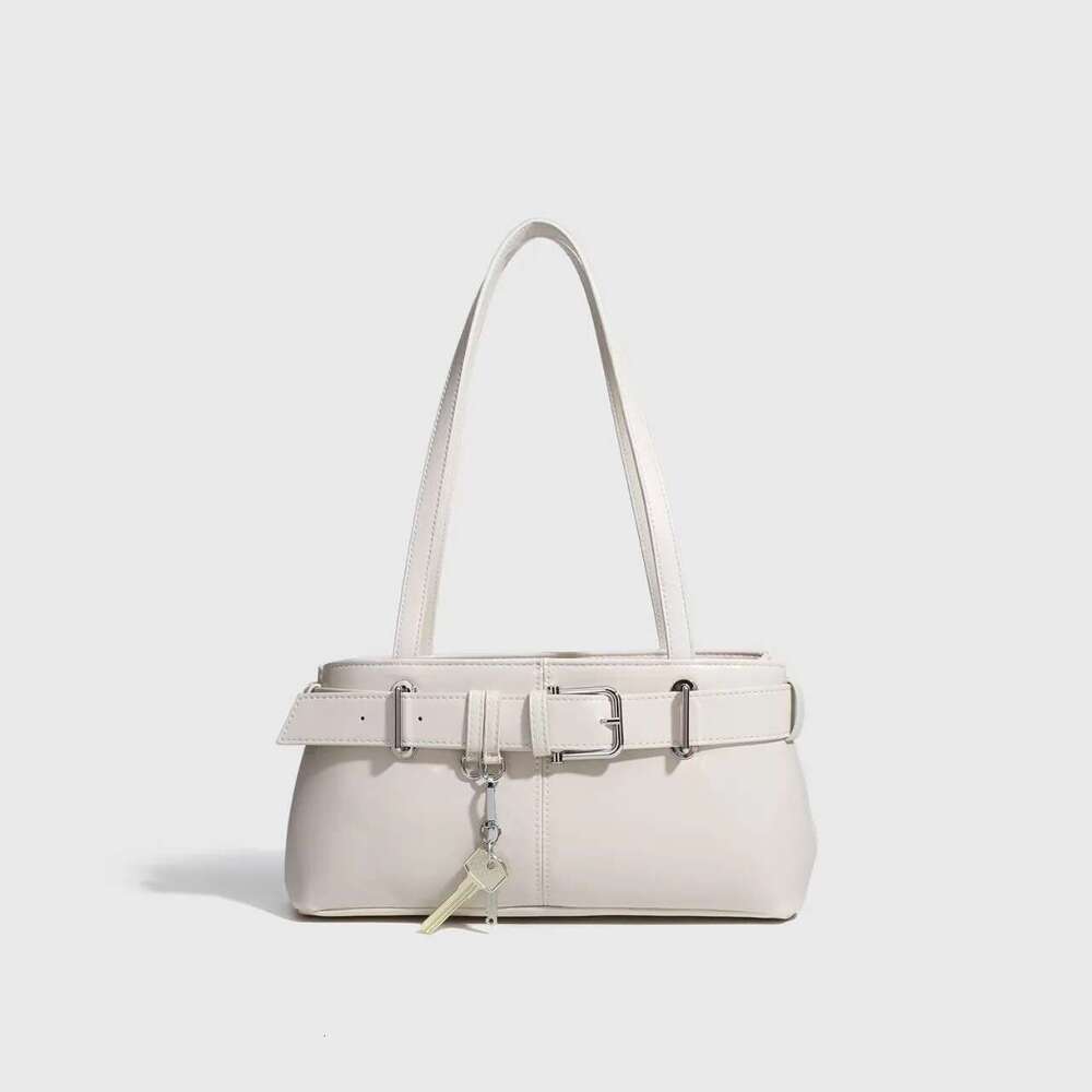 Leather Women's Design With A High-End Touch, Spicy Girl Handbag, Motorcycle Bag, Versatile Underarm Shoulder Bag