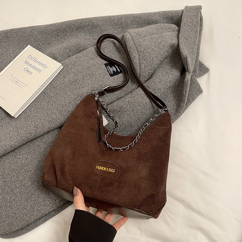 Free Delivery Designer Bag Matte High End Chain Shoulder 2025 Winter New Item Niche Design Versatile Ins Crossbody Tote Luxury Bag