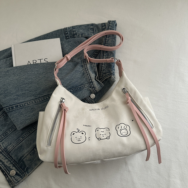 Spring And New Free Delivery Designer Bag Summer Large Capacity 2025 New Commuter Leisure Crossbody Luxury Bag High Beauty Shoulder Tote Women's 
