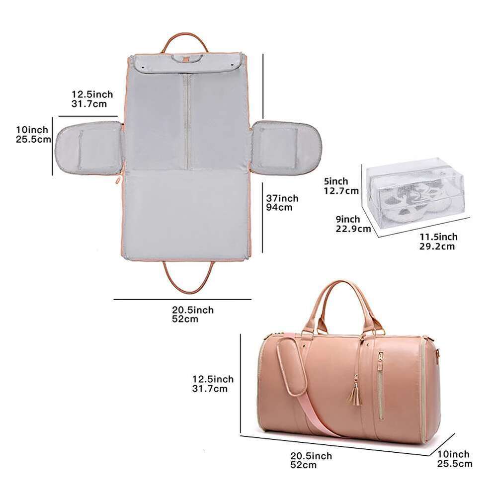 Garment Duffle Folding Suit Storage Foldable Clothing Handheld Lage Carry On Travel Flight Bag