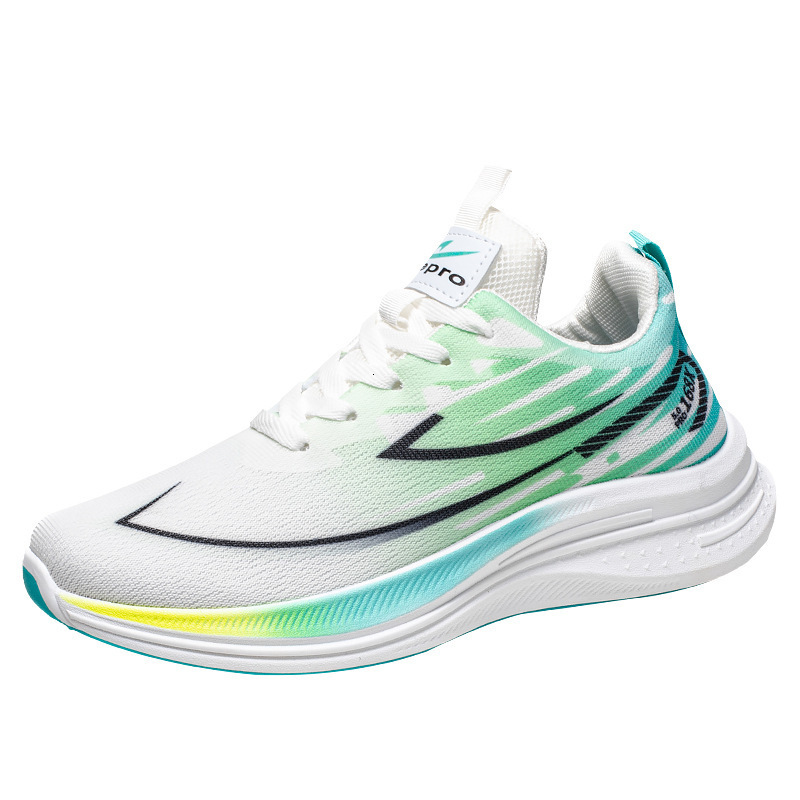 2025 spring/summer new shock-absorbing running for men and teenagers, versatile casual sports shoes, mesh men's shoes