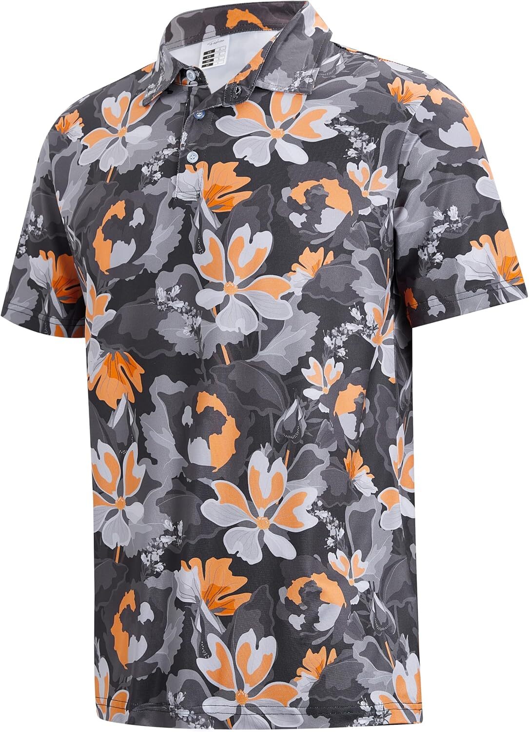 Mens Polo shirt Moisture Wicking Fashion Print Hawaiian Golf Shirts for Men Polos shirts tshirt Casual tops summer clothes