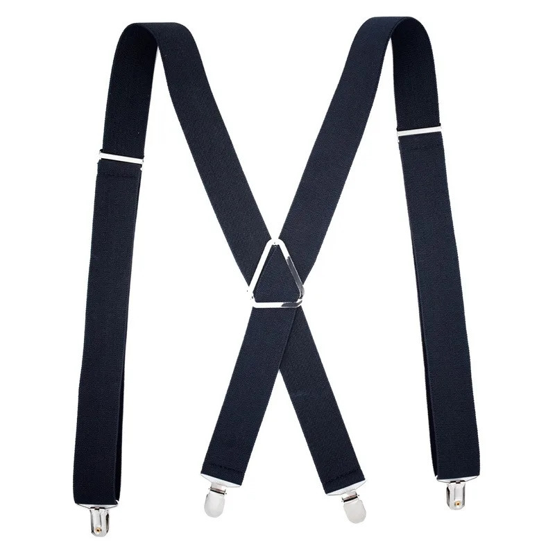 Men Work Heavy Duty Suspenders Adjustable Elastic Trouser Braces Belt Strap Suspenders Braces Women Pants Shirt Skirt Accessorie 250515